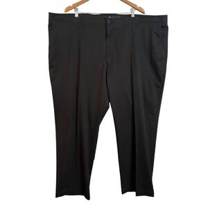 Oak Hill Straight Fit Tech Pant Black DXL Fit Size 54 Waist 30 Length